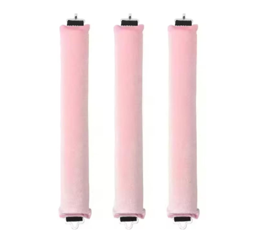 Rouleaux bigoudis de luxe en velours 3 pièces