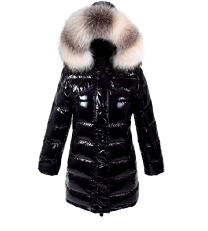 Manteau matelassé en duvet naturelle pour femme