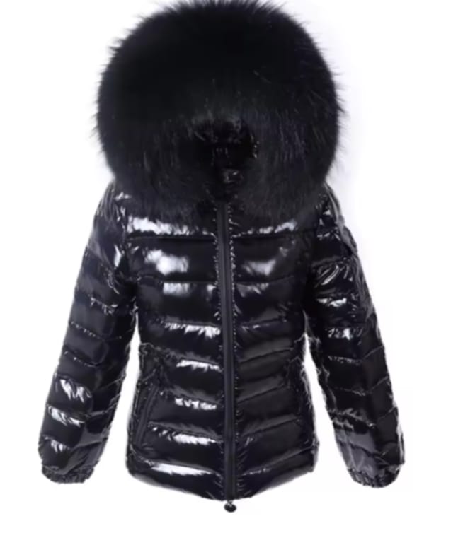 Manteau matelassé en duvet naturelle pour femme