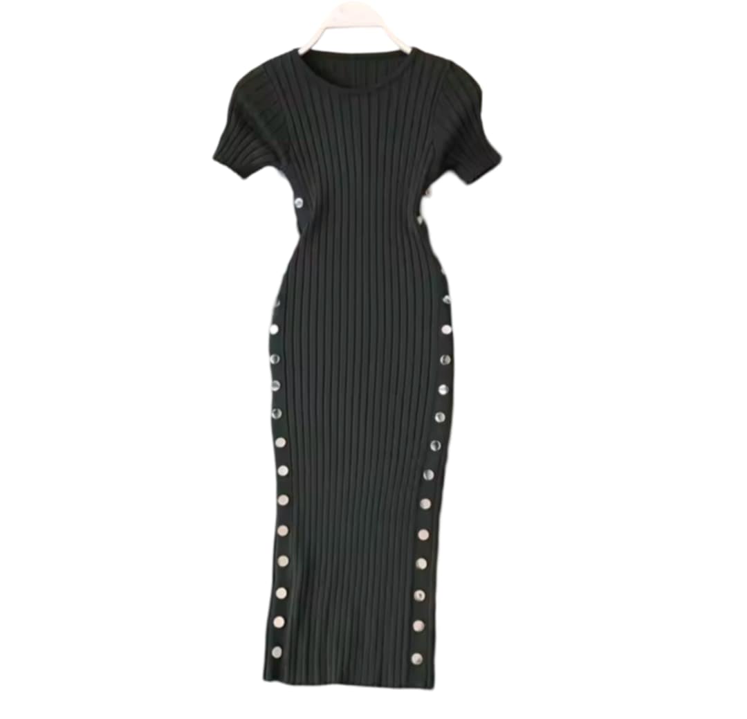 Robe élégante boutonnée
