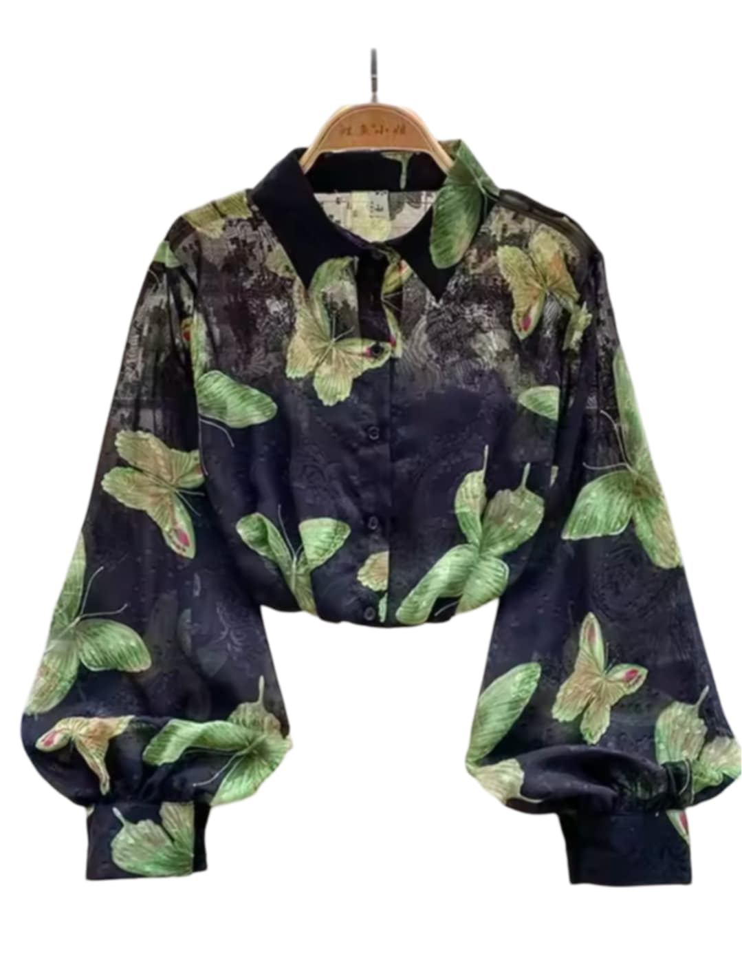 Chemise du printemps en mousseline fleurie