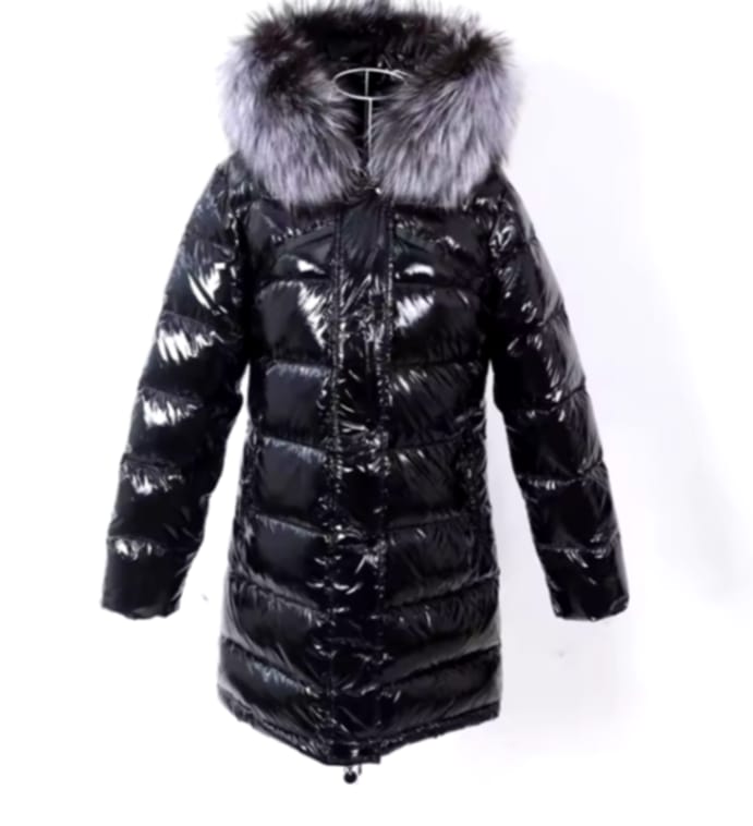 Manteau matelassé en duvet naturelle pour femme