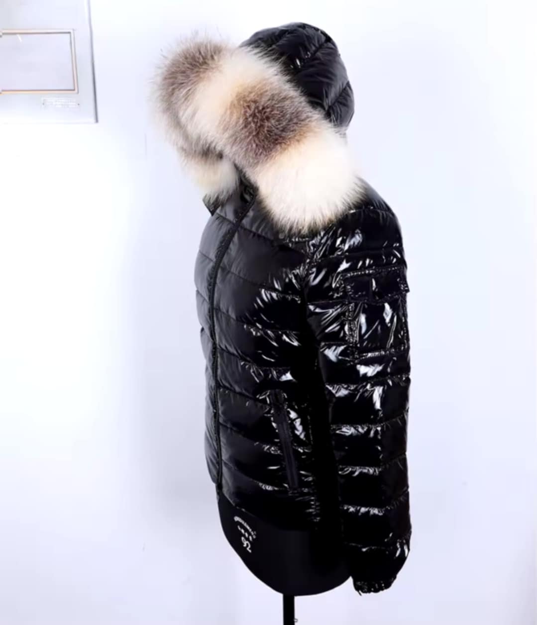 Manteau matelassé en duvet naturelle pour femme