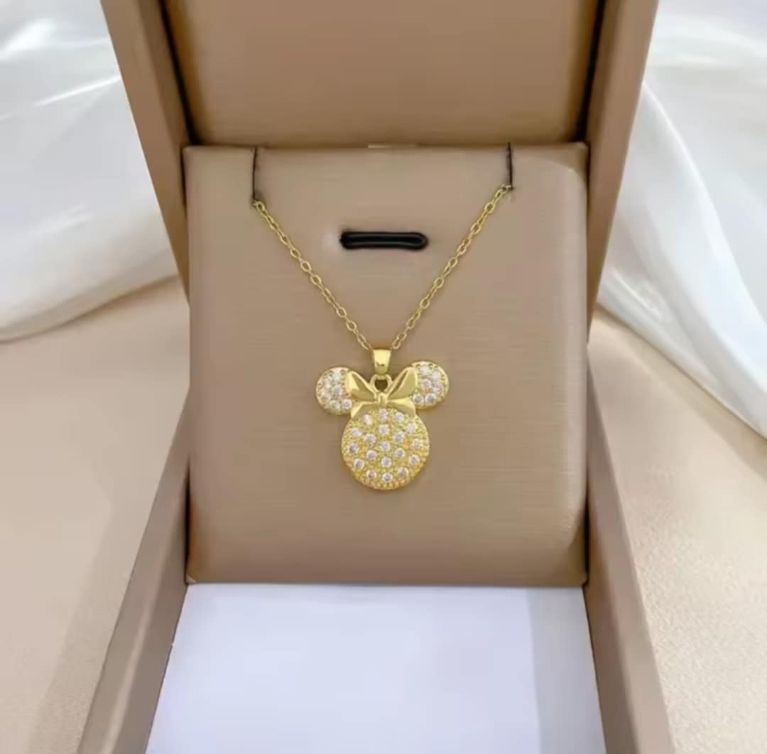 Collier Disney Minnie & Mickey
