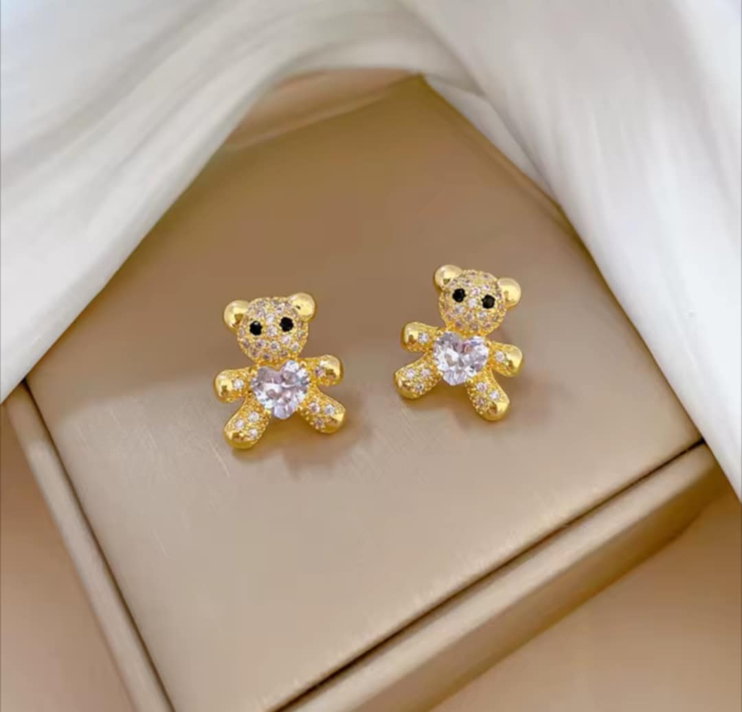 Ensemble de bijoux ours scintillant