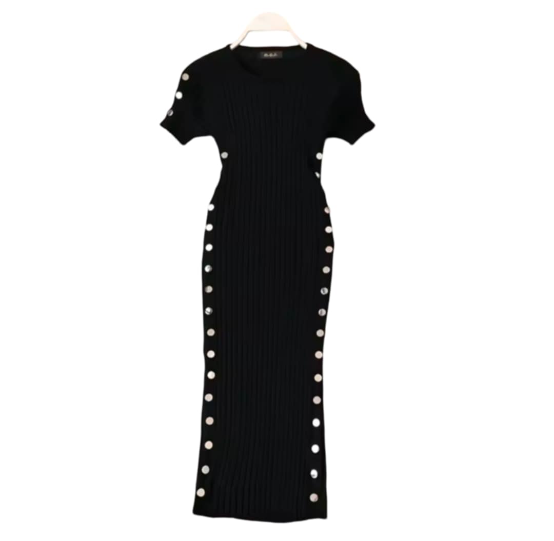 Robe élégante boutonnée