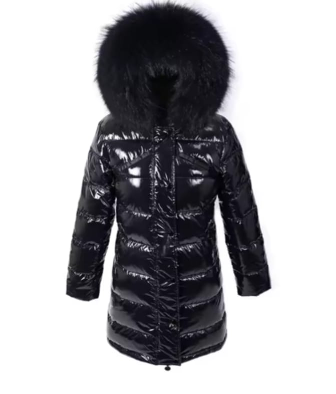 Manteau matelassé en duvet naturelle pour femme