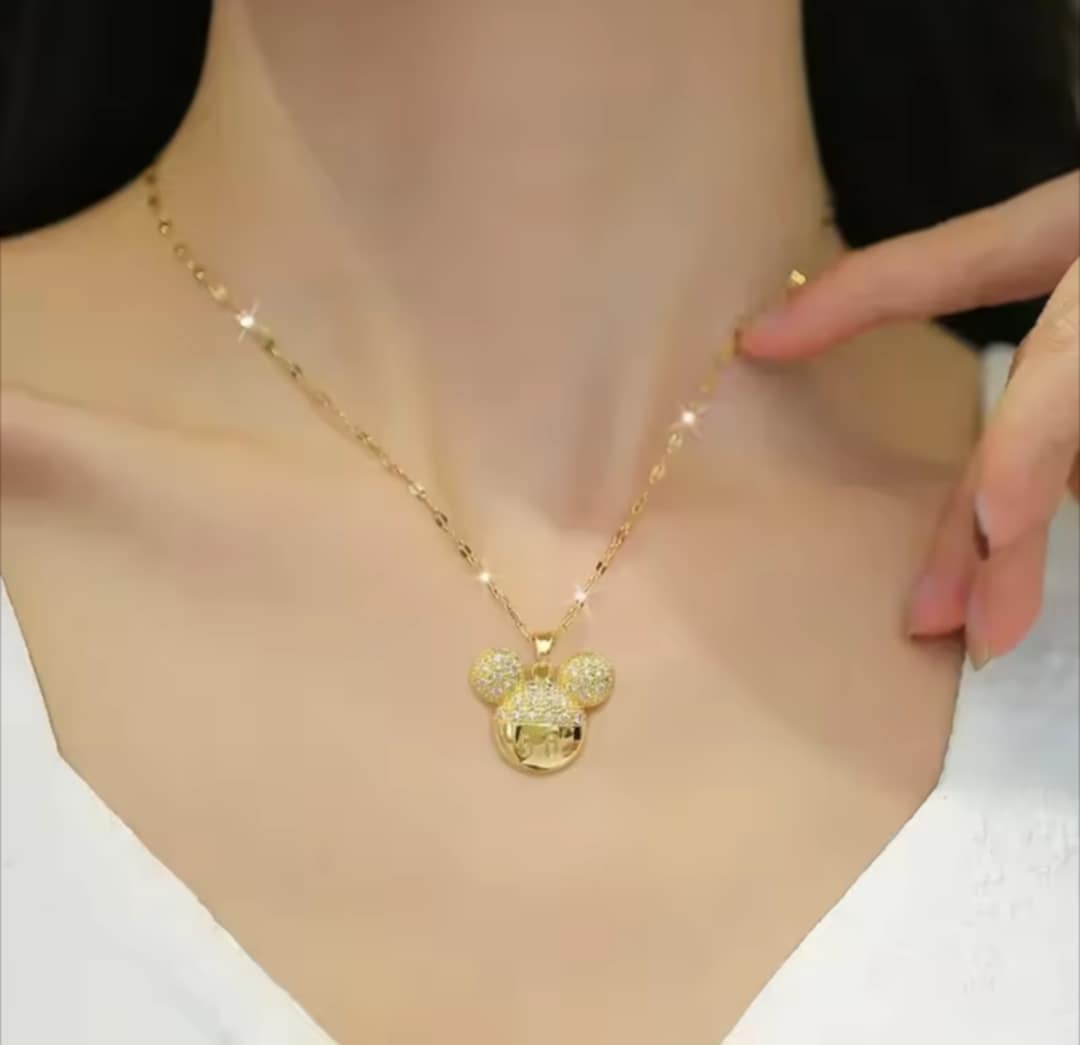 Collier Disney Minnie & Mickey