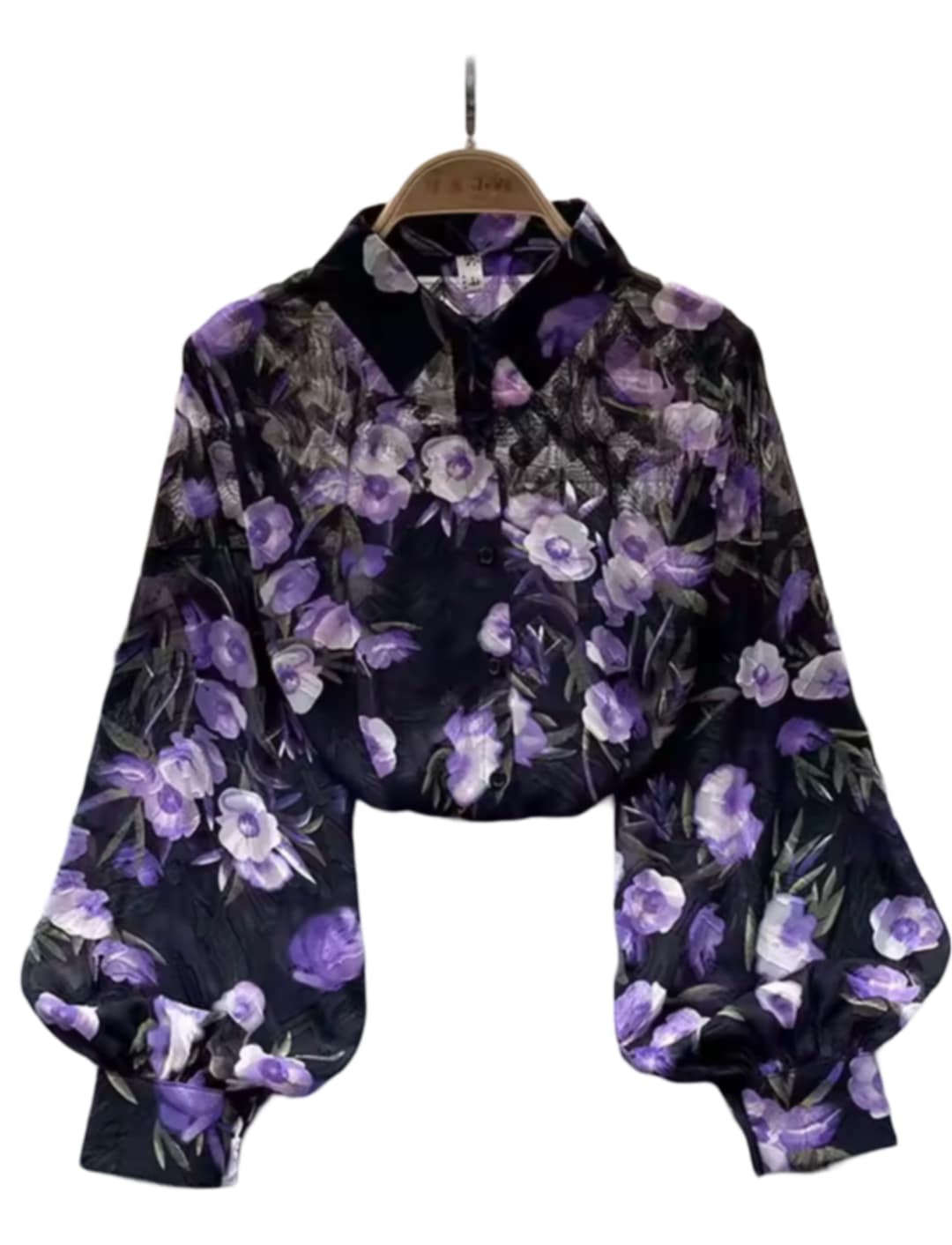 Chemise du printemps en mousseline fleurie