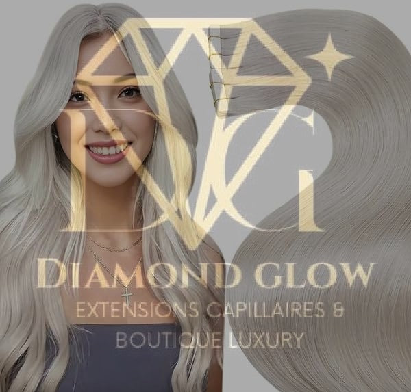 Extensions capillaires russes à ruban adhésif invisible '' couleurs de base '' 100g