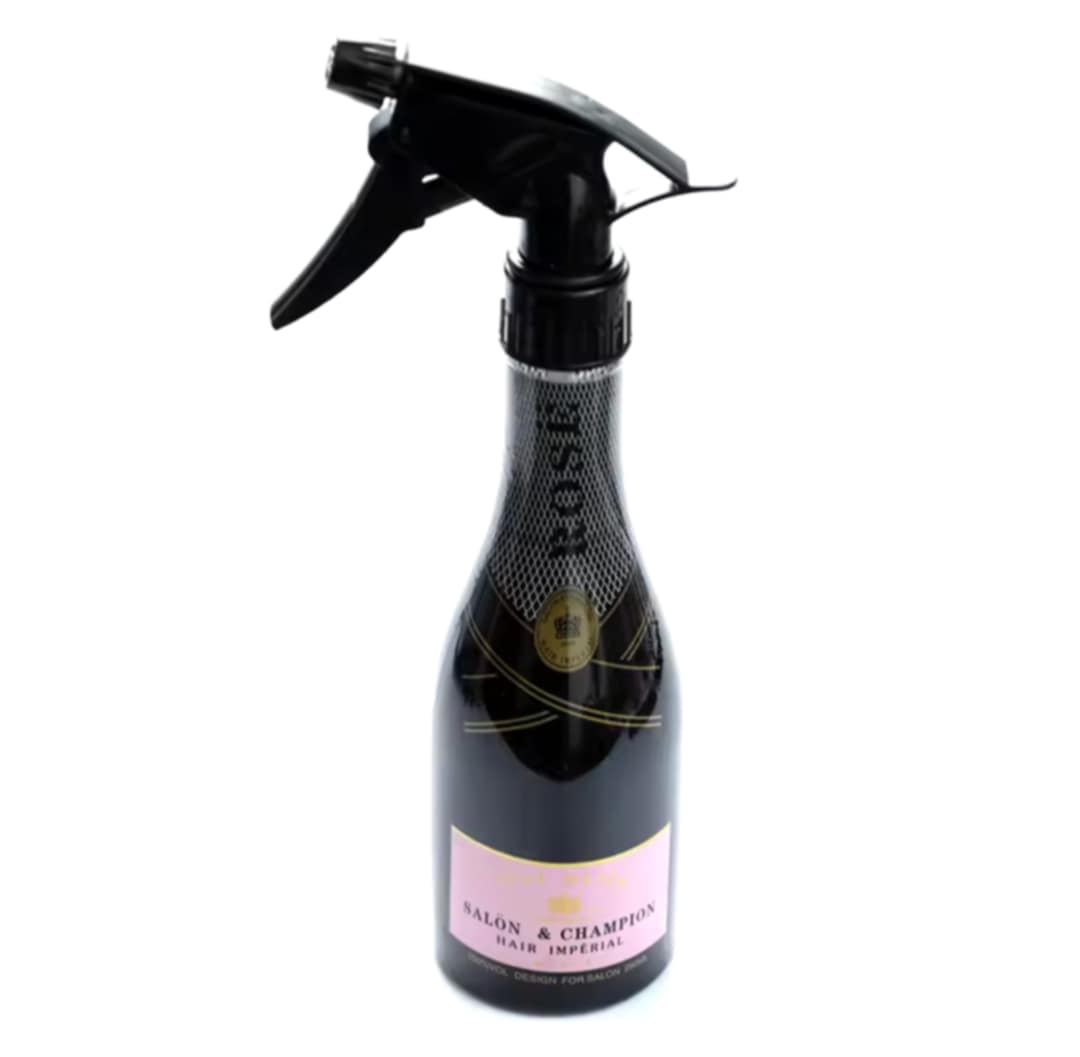 Bouteille de pulvérisation d'eau champagne