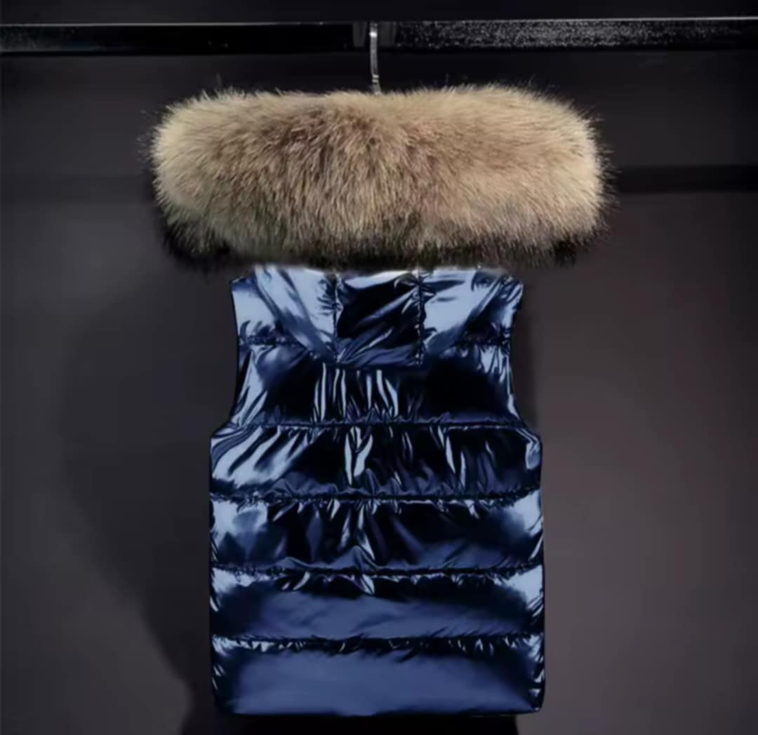 Manteau veste sans manche pour femme