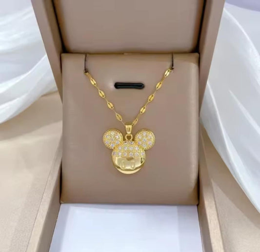 Collier Disney Minnie & Mickey