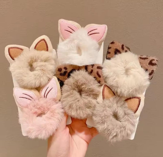 Lot de petits chouchous en peluche
