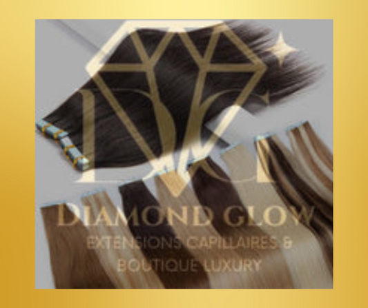 Extensions capillaires européennes à ruban adhésif 100g