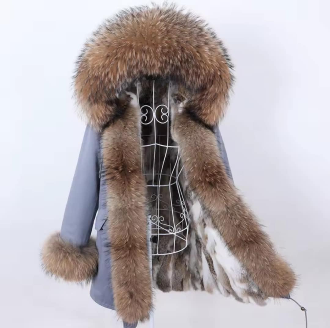 Manteau Insane long en fourrure véritable luxury