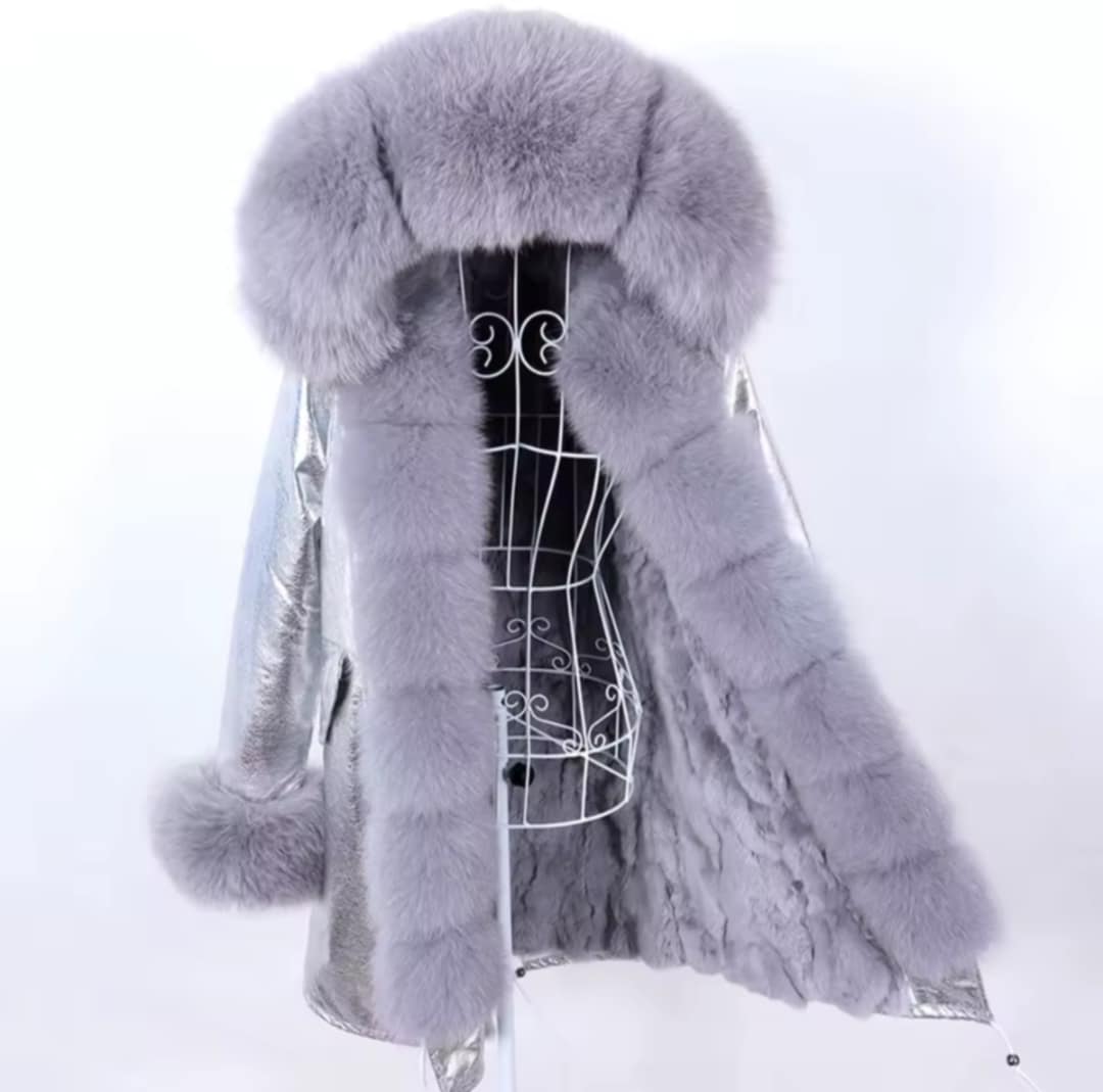 Manteau Insane long en fourrure véritable luxury