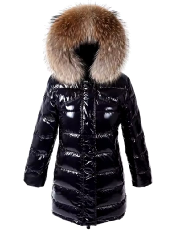 Manteau matelassé en duvet naturelle pour femme