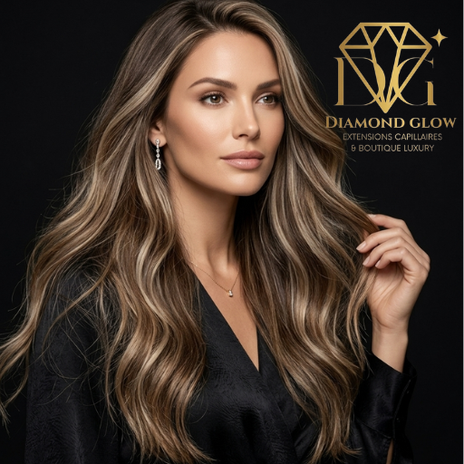 Extensions capillaires naturelles européennes Brun moyen & Blond miel doré #04/24  – 12 à 30 pouces