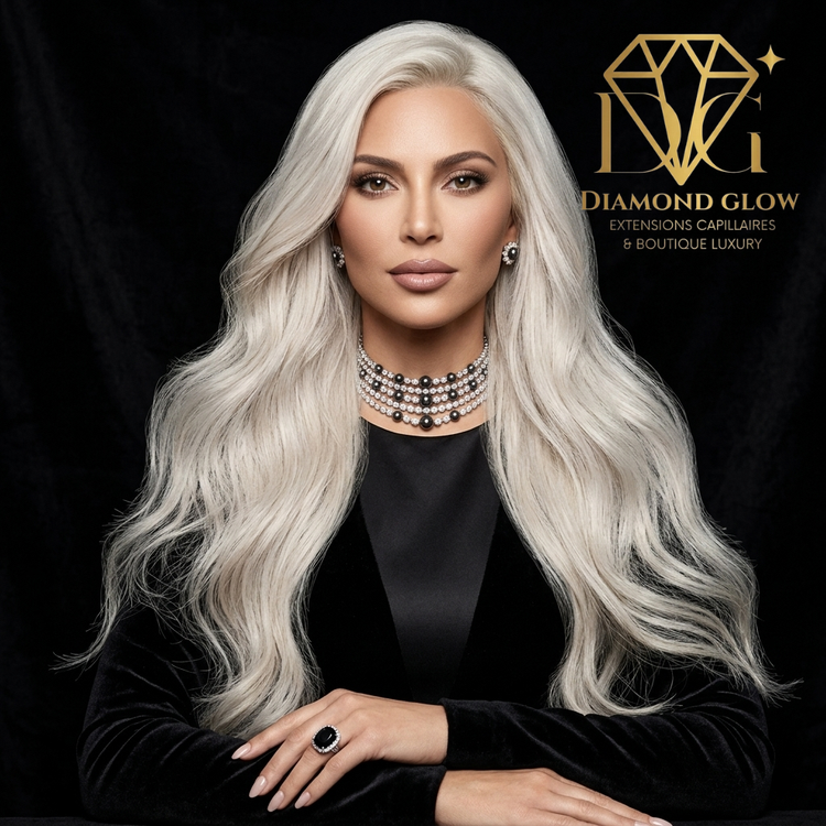 Extensions capillaires naturelles européennes Blond très claire #1001A – 12 à 30 pouces