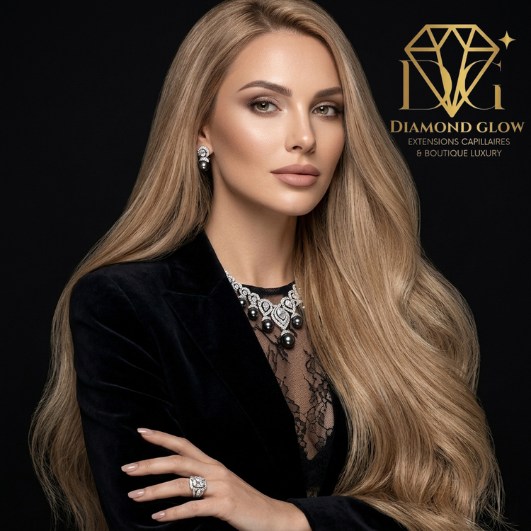 Extensions capillaires naturelles européennes Blond foncé doré #18 – 12 à 30 pouces