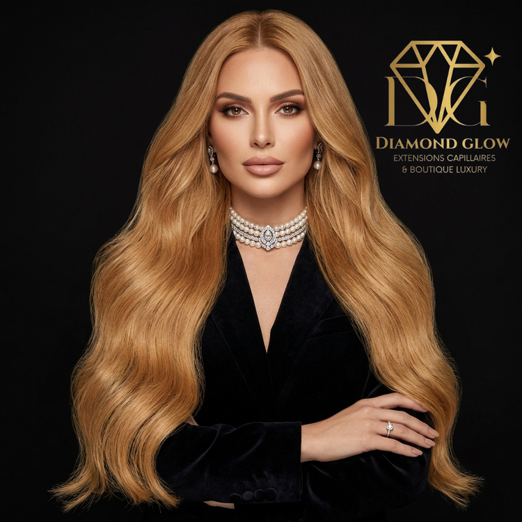 Extensions capillaires naturelles européennes Blond roux #27 – 12 à 30 pouces